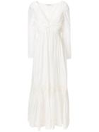 Etro Lace Trim Dress - White