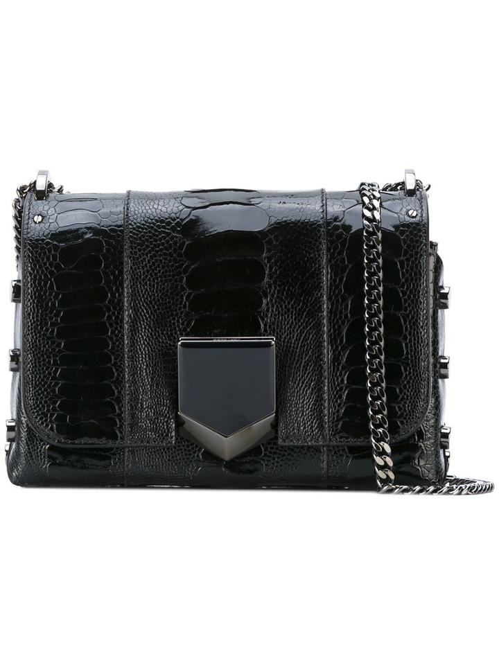 Jimmy Choo - Small Lockett Cross Body Bag - Women - Leather - One Size, Black, Leather
