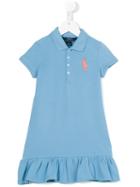 Ralph Lauren Kids - Logo Polo Dress - Kids - Cotton/spandex/elastane - 3 Yrs, Blue