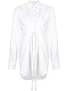 Proenza Schouler Pswl Poplin Tied Shirt - White