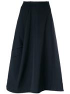 Comme Des Garçons Asymmetric Midi Skirt - Black