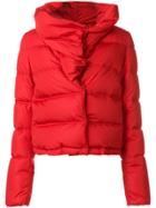 Givenchy High Collar Puffer Jacket - Red