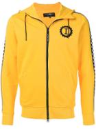 Hydrogen Contrast Logo Hooded Jacket - Yellow & Orange