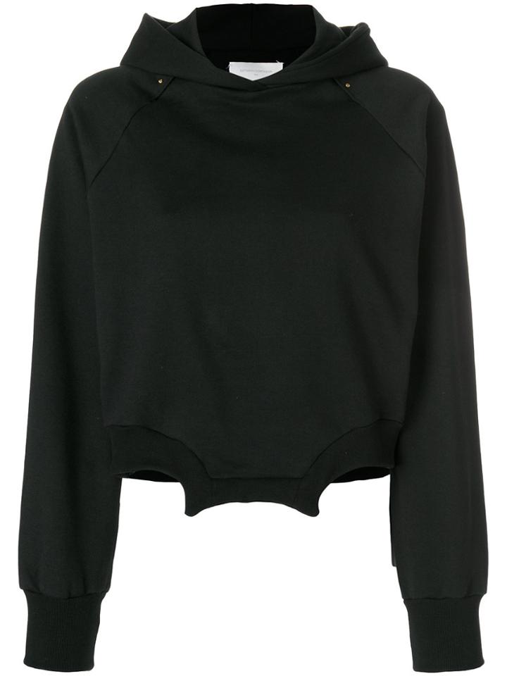 Esteban Cortazar Corset Hoodie - Black