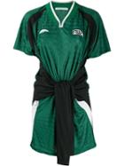 Alexander Wang Tricot Tie Front Dress - Green