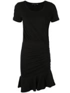 Veronica Beard Peplum-styled Dress - Black