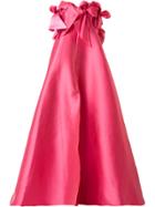 Alexis Mabille Bow Bell Gown - Pink & Purple