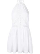 Charo Ruiz Crochet Trim Dress - White