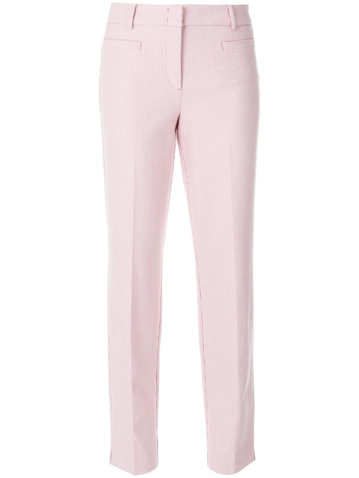 Cambio Tailored Fitted Trousers - Pink & Purple