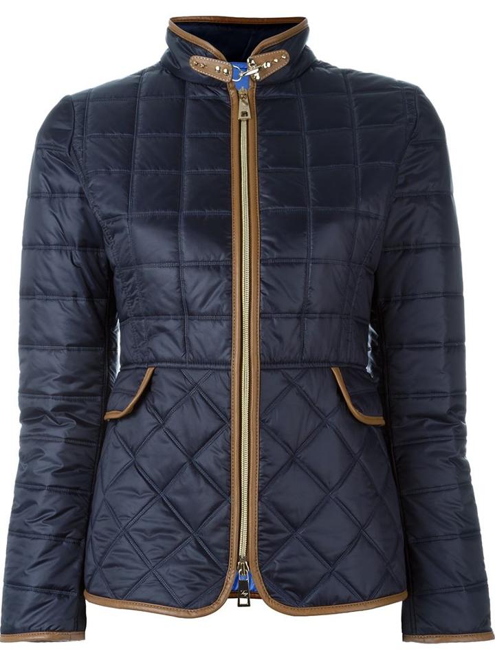 Fay Padded Jacket, Women's, Size: Xl, Blue, Polyamide/polyester/artificial Leather