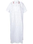Antonio Marras - Lace Patterned Shirt Dress - Women - Cotton - 48, White, Cotton