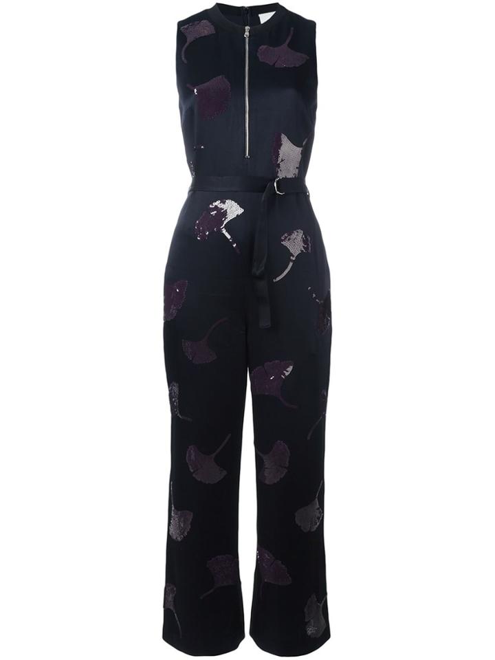 3.1 Phillip Lim Sequin Ginkgo Jumpsuit - Blue