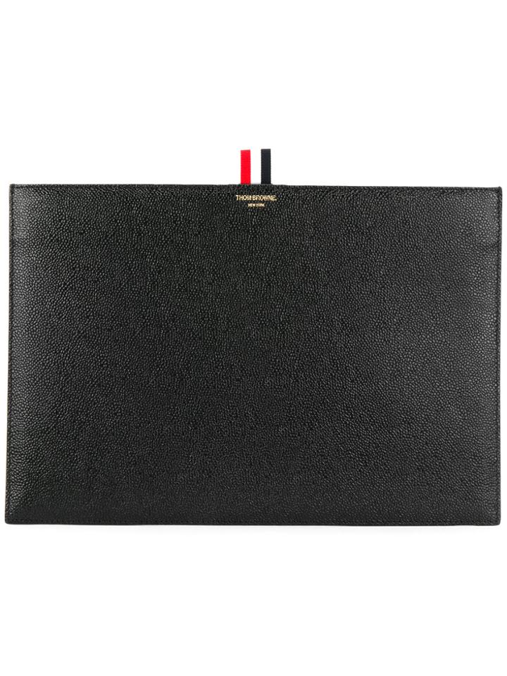 Thom Browne Large Envelope Clutch - Black