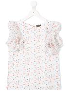 Velveteen Lulu Confetti Print Blouse - White