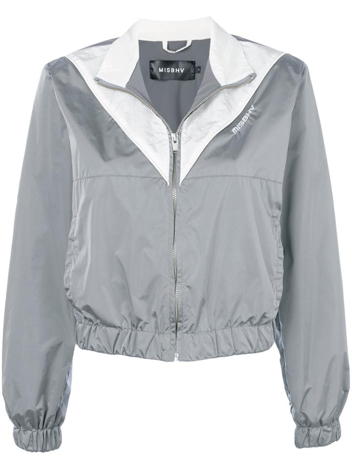 Misbhv Two-tone Zipped Jacket - Grey