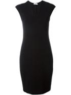 Vince V-neck Dress, Women's, Size: 8, Black, Viscose/nylon/spandex/elastane