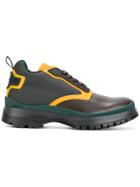 Prada Colour Block Boots - Grey