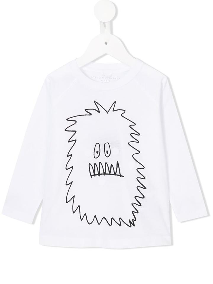 Stella Mccartney Kids Monster T-shirt, Boy's, Size: 10 Yrs, White