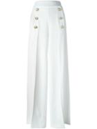 No21 Wide Leg Button Detail Trousers