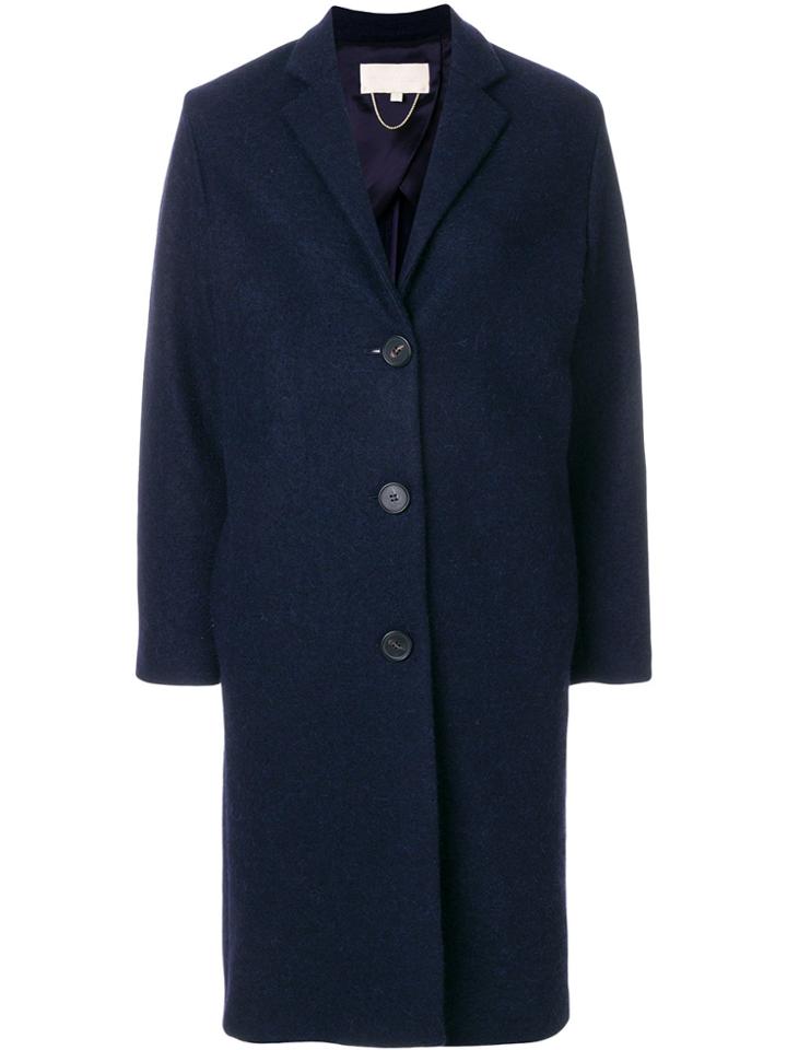Vanessa Bruno Button-down Fitted Coat - Blue