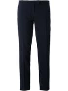 Joseph Tailored Cropped Trousers, Women's, Size: 40, Blue, Polyester/spandex/elastane/acetate/virgin Wool