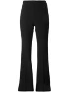 Giambattista Valli Flared Trousers, Women's, Size: 40, Black, Cotton/polyamide/viscose/acetate