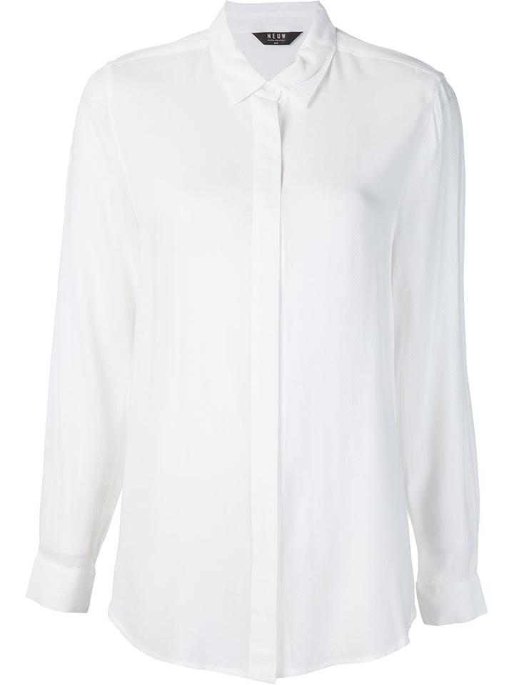 Neuw 'homme' Shirt, Women's, Size: Xs, White, Viscose
