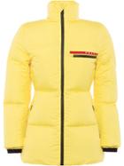 Prada Lr-hx015 Technical Nylon Jacket - Yellow