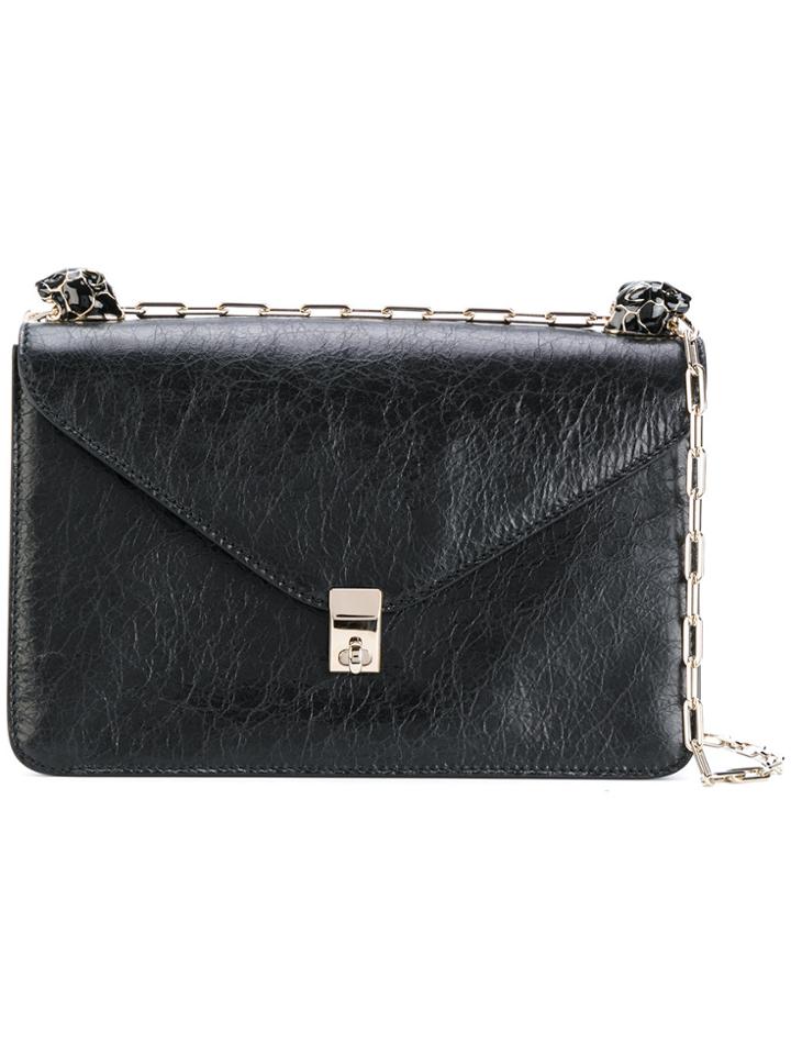 Valentino Valentino Garavani Panther Head Shoulder Bag - Black
