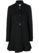Red Valentino - Button Up Jacket - Women - Polyamide/polyester/acetate/wool - 44, Black, Polyamide/polyester/acetate/wool