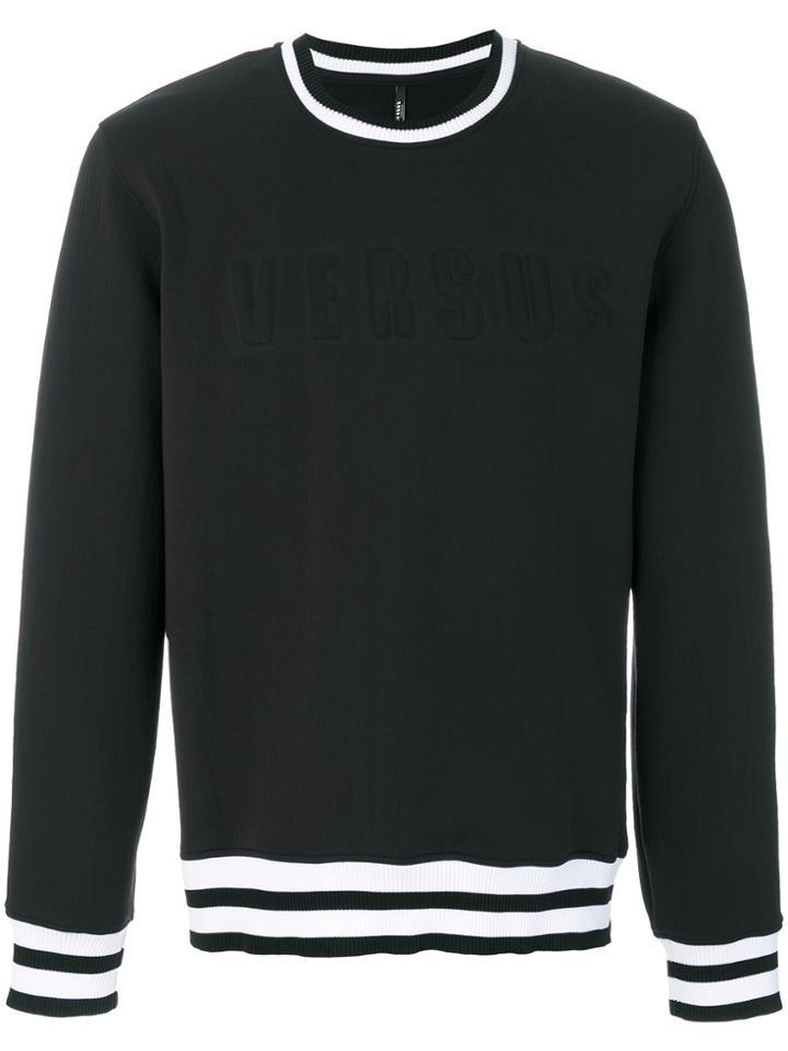 Versus Embossed Logo Sweatshirt - Black