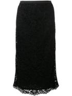 Antonio Marras Layered Floral Skirt - Black