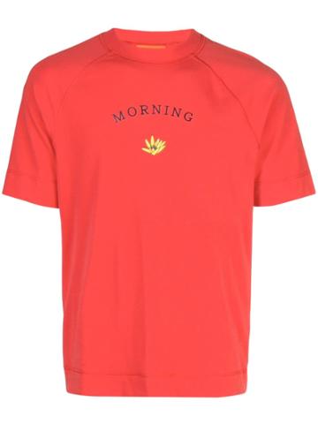 Angus Chiang Morning & Flower T-shirt - Red
