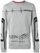 Plein Sport - 'last Call' Sweatshirt - Men - Cotton - S, Grey, Cotton