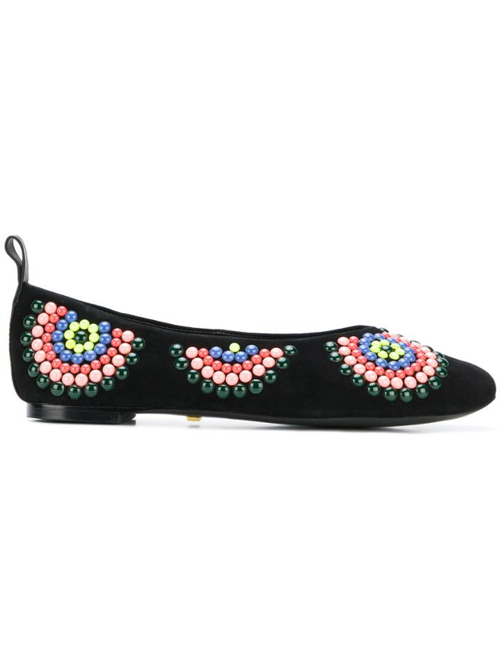 Kat Maconie Emily Ballerina Shoes - Black