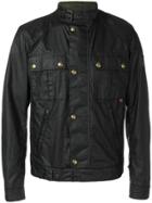 Belstaff Coated Patch Pocket Jacket - Black