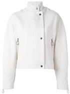 Etienne Deroeux 'karen' Jacket, Women's, Size: 38, White, Wool/cotton/acrylic/bemberg