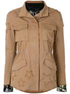 Bazar Deluxe Layered Cargo And Bomber Jacket - Nude & Neutrals