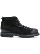 Buttero Chunky Lace Up Boots - Black