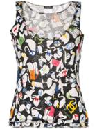 Chanel Pre-owned Animal Print Sleeveless Tops - Multicolour