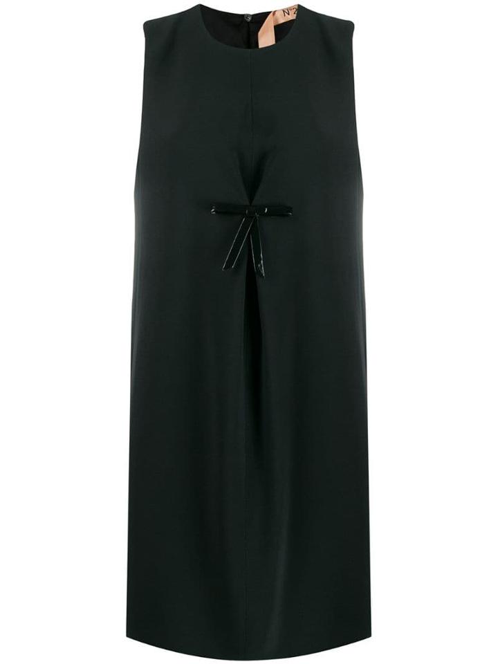 Nº21 Bow Detail Shift Dress - Black