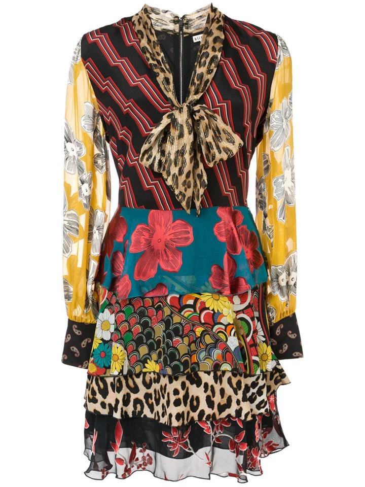 Alice+olivia Dasha Multi-print Dress - Multicolour