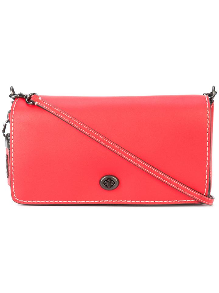 Coach Dinky Crossbody Bag - Red