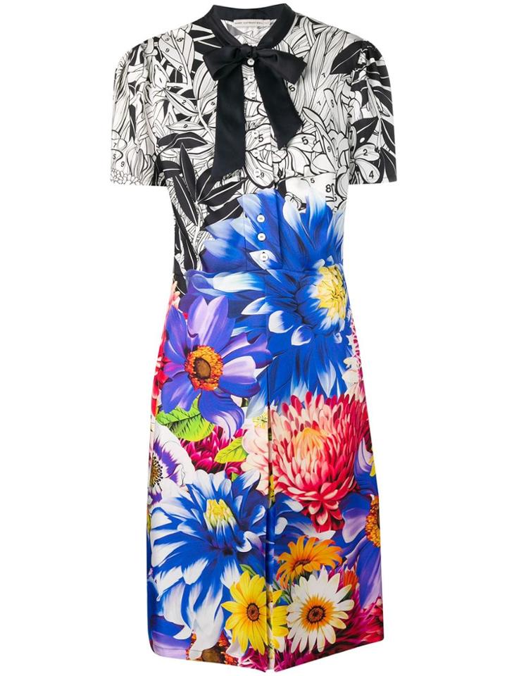 Mary Katrantzou Printed Midi Dress - Blue