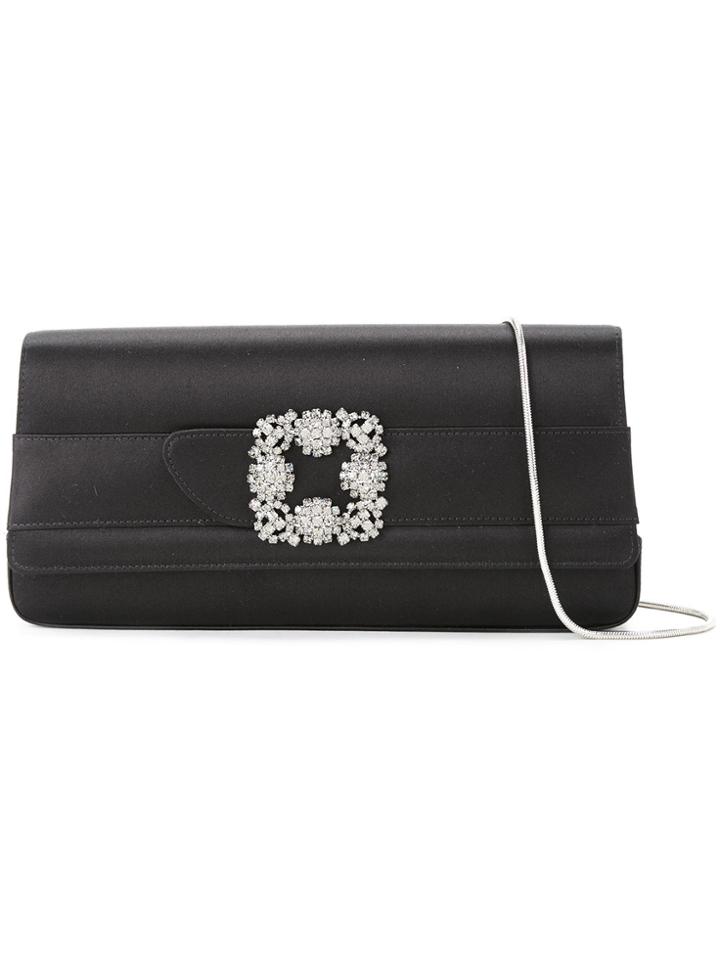 Manolo Blahnik Gothisi Clutch Bag - Black