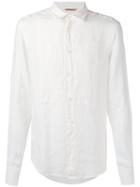 Barena Long-sleeve Shirt, Men's, Size: 52, White, Linen/flax