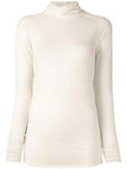 Forte Forte Roll Neck Jumper, Women's, Size: 2, White, Virgin Wool