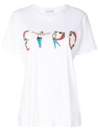 Etro Circus Print Logo T-shirt - White