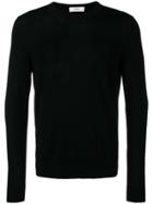 Pringle Of Scotland Round Neck Merino Wool Jumper - Black