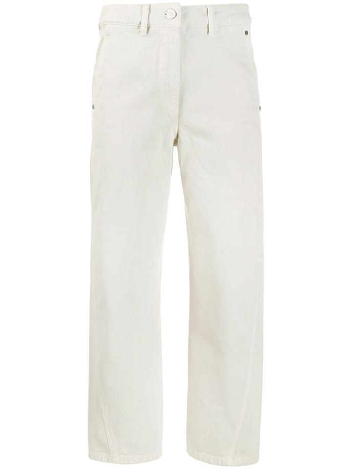 Lemaire Straight Leg Jeans - Neutrals